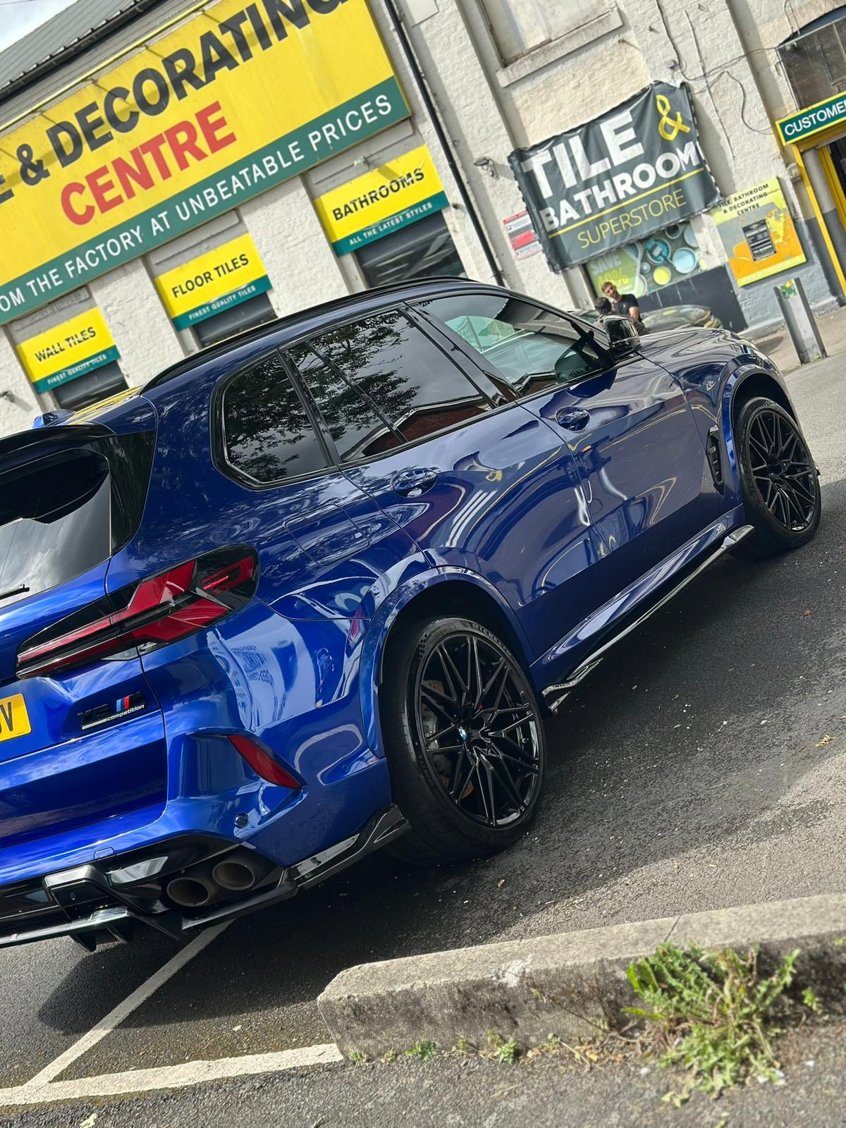 Blue BMW M Competition