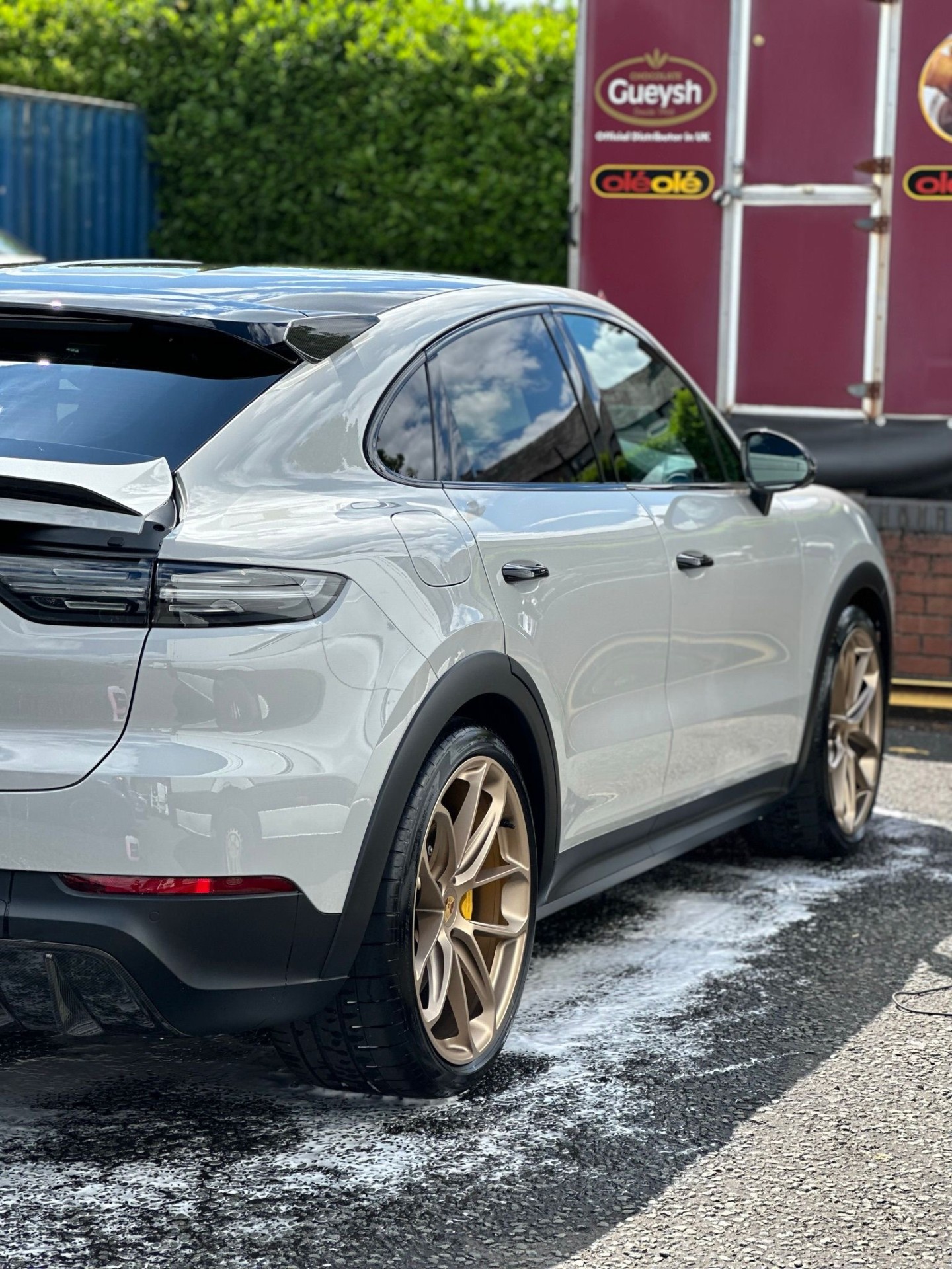 Porsche Cayenne Coupé after wash